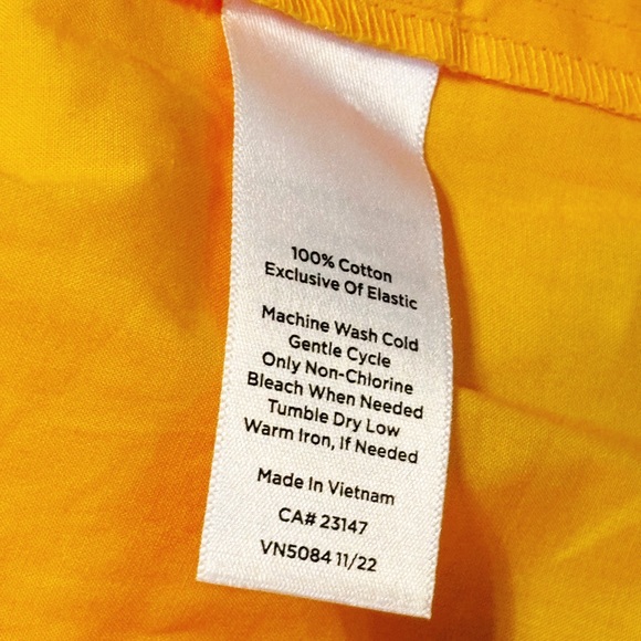 Talbots Smocked Poplin Midi Dress - Size 10 Petite - Picture 5 of 6